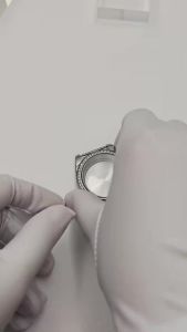 36/40mm NH35 Watch Case Diamond Crystal Stainless Steel Silver Sapphire Glass Compatible with NH34 NH35 ETA2824 PT5000 Movements