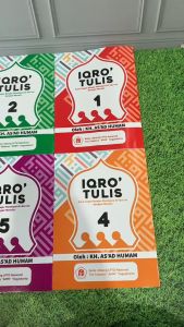 IQRO TULIS 1 SET 1-6 BUKU CARA CEPAT BELAJAR MEMBACA ALQURAN DENGAN MENULIS (A5) ORIGINAL