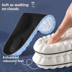 XIANZHAO | Xtepu Shoe Insoles Sports Shock Absorption Ultra Soft Pain Relief Mens Long Walk Comfortable Breathable Sweat Absorbent Anti-Odor