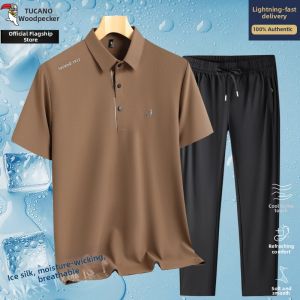 TUCANO | Men Summer Short Sleeve Ice Silk Polo Shirt