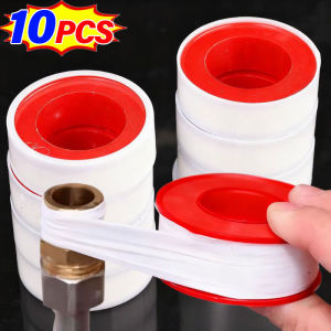10Pcs PTFE Tape High-Density Pipe Sealing Tape Waterproof Plumbing Thread Tape Shower Head Water Pipe Sealant Seal