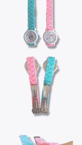 Jam Tangan Anak Analog Rantai Kepang HelloKitty Doraemon JT5555