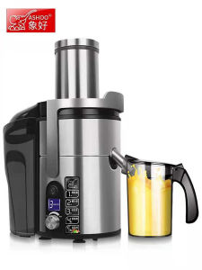 Commercial Ashoo SH-869E Juicer Large Caliber Fresh Squeezed Juice Machine Multi-Function Residue Juice Separator Stainless Steel Body