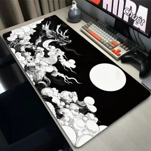 Bandai | Rồng Trong Mây Đen Esports Gamer Bàn Thảm Cao Su Chống Trơn Trượt Mousepad Phụ Kiện Máy Tính Lớn Bàn Phím Chơi Game Thảm