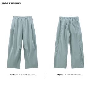 JNXS | Quần Tây Công Sở Đôi Nếp Chân Rộng