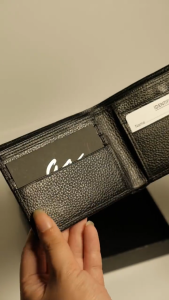 Giorgio Agnelli Dompet Kulit- 801 Milling/ Black