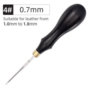 1pcs Professional Leather Skiving Knife Metal Edge Beveler for DIY Crafting Handheld Beveling Tool for Trimming & Shaping