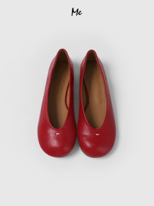 Soft Bottom Large Head Shoes Fashionable Casual Real Leather Cowhide Mess5275 Commute Style Low Cut round Toe Wear Resistant