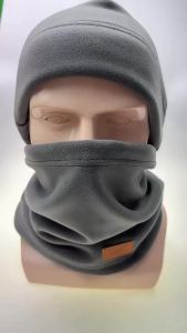 Men Winter Cycling Hat Warm Windproof Mask Integrated Thermal Pullover Classic Plaid Hat Outdoor Sports Cap European American