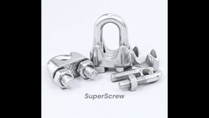 304 Stainless Steel Wire Rope U Clip Clamp Wire Rope U Clips Cable Clips Wire Rope Clamp M2 M3 M4 M5 M6 M8 M10 M12