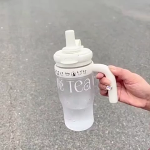 Tumbler 2in1 Stainless Steel Mug 550ml Aesthetic With Handle / Tumbler Blackpink Natio