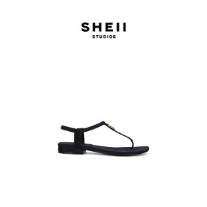 SHÉII | Dép Bệt Quai Ngang Mũi Dây Buộc Vàng Cổ Điển cho Nữ