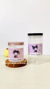 Tabung Toples Organizer Barang Anak Kids Stuff 600ml Pensil Asesoris - MELody Kuromi Cinnamoroll