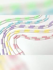 ประดับลูกปัดนิ่ม กระโดดเชือกสำหรับเด็ก เชือกกระโดนยาง แบบพกพาแบ่งส่วนฟิตเนสกระโดดเชือกเด ไม่พันกัน