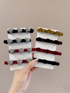 (ซื้อมากขึ้นรับส่วนลดมากขึ้น)กิ๊บติดผมหน้าม้าเกาหลี 2 ชิ้น กิ๊บแฟชั่น