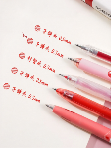 DIANSHI | Bộ Bút Đỏ Quà Tặng Giáo Viên Cao Cấp Phong Cách Ins Dành Cho Học Sinh Chống Thấm Nhanh