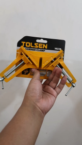 Tolsen Industrial Heavy Duty Corner Clamp (3" 75mm) 10218 Aluminum Alloy