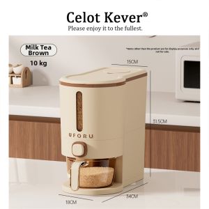 Press Type Anti Pest Moisture Proof Rice Storage Bin