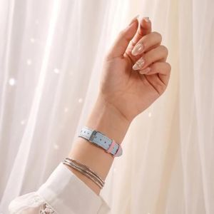 Leather Strap for Xiaomi Band 10 9 8 Slim Leather Loop Bracelet Correa for Miband 10 9 8 NFC Smartwatch Wristband for Women