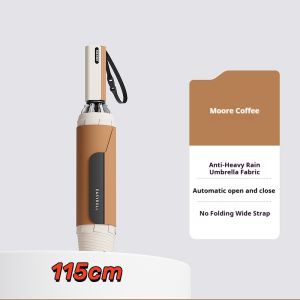 High-End Fully Automatic Folding Umbrella for Men Heavy-Duty Reinforced One-Button Retractable Car-Specific Design