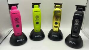 MRD GMT-90-4 Smart Brain Hair Trimmer High Speed Engraving Push Mens Professional Hair Clipper Full Metal Body DLC 440C Blade