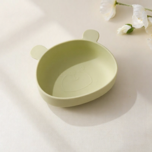 Beeshum | Đĩa Ăn Cho Bé Có Phân Cách Hút Chân Không Silicone