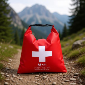 Portable Waterproof First Aid Kit Bag 1.2L Outdoor Camp Medical Bag For Beach Travel Adventure Supplies Organizing Case