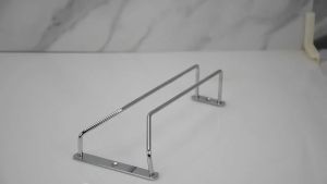 27/35cm Stainless Steel Wine Rack Wine Holders Goblet Cup Holder Bar Rack Fashion Hanging Upside Down Under Cabinet Wine Glass Holder Stainless Steel Chrome Finish Stemware Rack - Hanging Stemware Holder for Cabinet Kitchen Bar