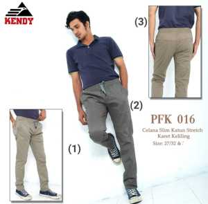 celana chinos kendy panjang pinggang karet
