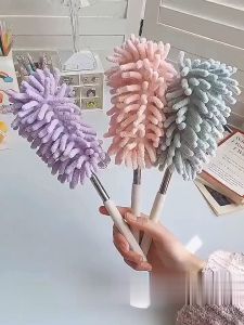 ไม้ปัดฝุ่นอันเล็ก ยืด-หดได้ (คละสี) ปรับงอได้ ทำความสะอาดบ้าน ดักจับฝุ่นละออง /2044