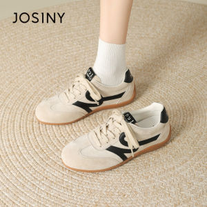 Josiny | Inner Heel Boost Red Thick Sole Breathable Women Casual Shoes