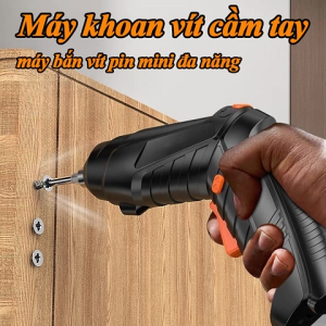 Bộ dụng cụ điện gia đình tua vít điện pin lithium máy khoan mini không dây đa năng sửa chữa