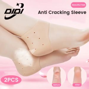 Gel Heel Protectors Breathable Silicone Heel Cushion Cups Heel Spur Relief Foot Sleeve for Heel Pain