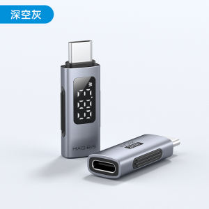 สายเคเบิลข้อมูล Type-C 240W พร้อมจอแสดงผลดิจิตอล อุปกรณ์ทดสอบชาร์จโทรศัพท์มือถือ USB-C สายเคเบิลชาร์จเร็ว สายเคเบิลชาร์จแบบดูดซับ