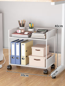 Multifunctional Under Desk Storage Cart Snack Organizer