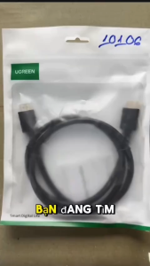 Cáp HDMI 1M Ugreen 10106 hỗ trợ 3D 4K Chính Hãng