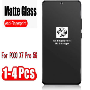 1-4PCS Matte Screen Protector Glass For Poco M7 Pro 5G M6 M5S M4 M3 M2 X8 Pro Max X7 X6 X5 X4 X3 NFC X3 GT F7 F6 F5 F4 GT F3 C65