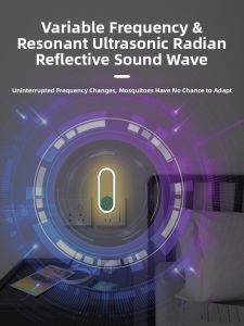 MONLEYTA | Ultrasonic Mosquito Repeller Automatic Indoor Noiseless Baby And Pregnant Women Safe Ultrasonic Wave Physics Technology Mosquito Killer