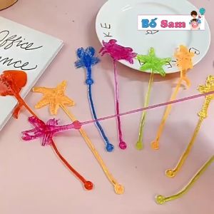Set 5 Động vật biển dính tường đồ chơi co giãn cho bé Shop Bố Sam