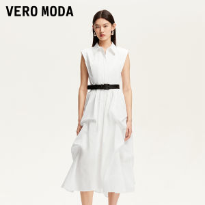Vero Moda | Đầm Không Tay Có Nếp Nhăn Mỏng Đệm Accentuating Eo