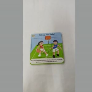 Puzzle Kayu Anak Edukasi Seri Olahraga: Bola Basket