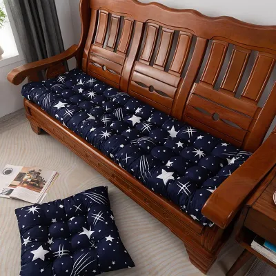 Thickened Retro Style Modern Sponge Sofa Pad Three-Seater Solid Wood Simple Sofa Cushion Four Seasons Universal Home Decor