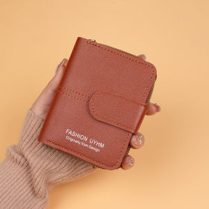 New womens short wallet popular foreign trade item multifunctional womens short wallet student wallet and coin purse