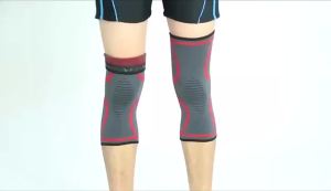 2 PCS Elastic Breathable Knee Support Sleeve for Knee Pain Relief Basketball Running Cycling Sports Knee Brace Men Women 2026
