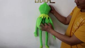 60cm Kermit Frog Sesame Street Frogs Doll Plush Frog Toy Kids Stuffed Dolls Hand Puppet Soft Plush Toy Kids Birthday Gift