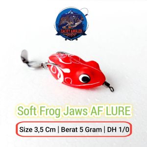 Soft Frog Rasa Jaws AF Lure Umpan Casting Gabus Berisik