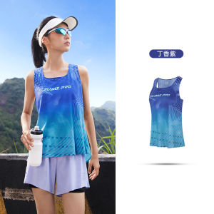 361° pro Sports Vest Womens Summer New Coolmax Quick Dry Marathon Running Suit Women Breathable round Neck Sleeveless Top