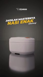 Zojirushi NW-YAQ10/18 Premium Rice Cooker Preasure Induction Series [Putih]
