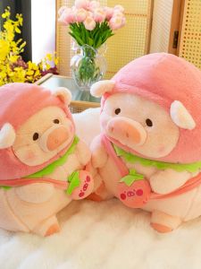 QIAOSHANG | Soothing Strawberry Pig Stuffed Toy