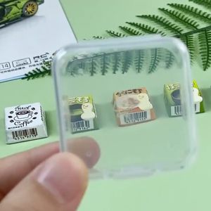 20pcs Multipurpose Can Store Drugs Portable Square Transparent Jewelry Hair Clips and Earplugs Organizer Mini Pin Storage Boxs